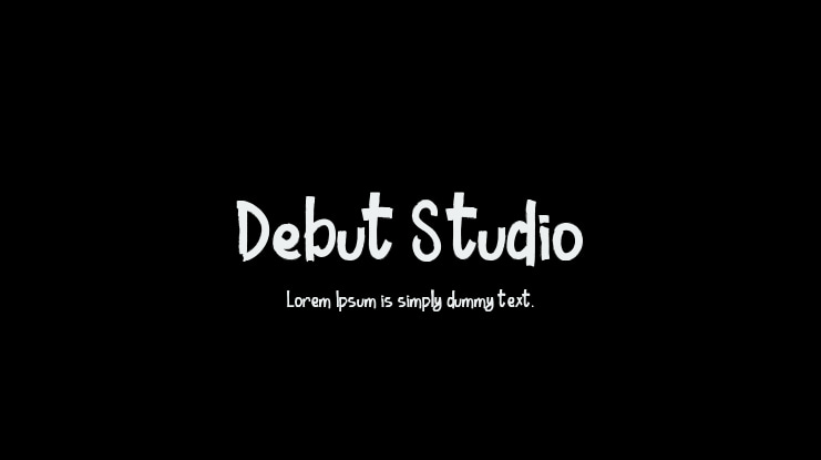 Debut Studio Font