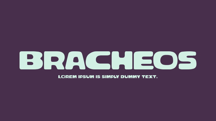 Bracheos Font
