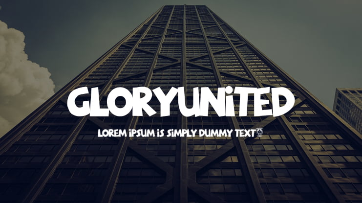 GloryUnited Font