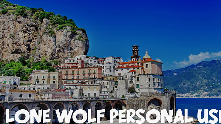 LONE WOLF PERSONAL USE Font
