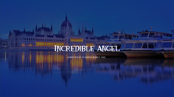 Incredible Angel Font
