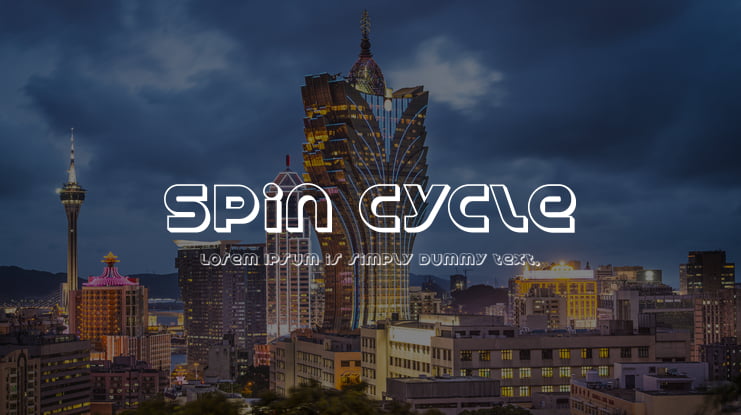 Spin Cycle Font Family