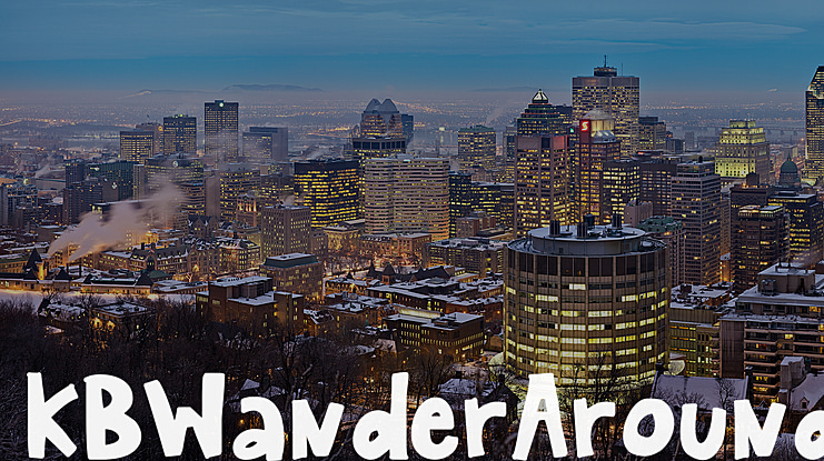 KBWanderAround Font
