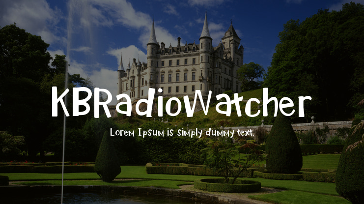 KBRadioWatcher Font