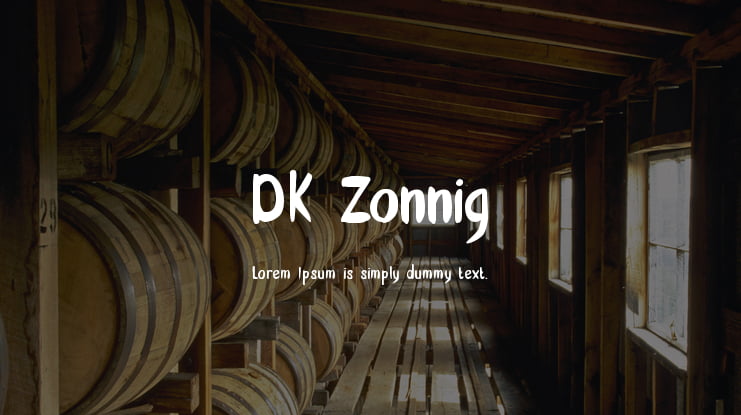 DK Zonnig Font