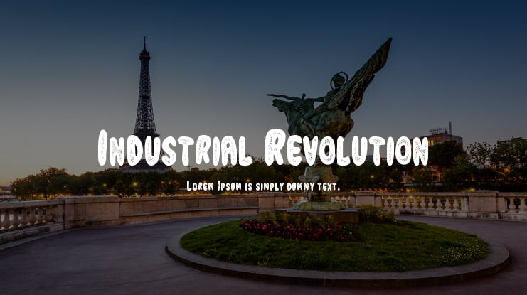 Industrial Revolution Font Family