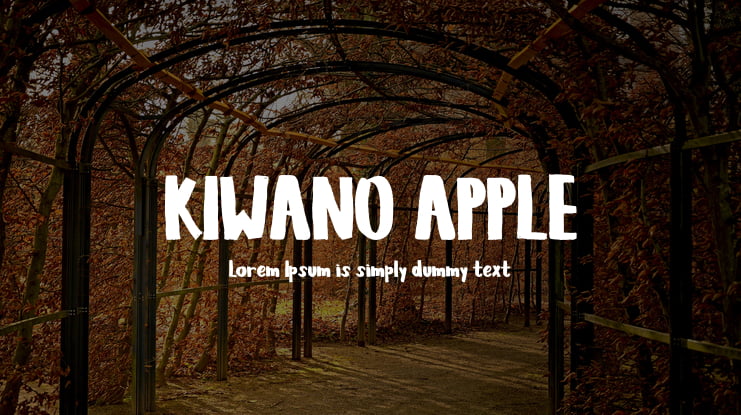 KIWANO APPLE Font