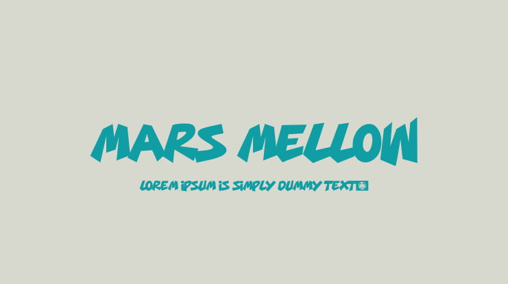 MARS MELLOW Font