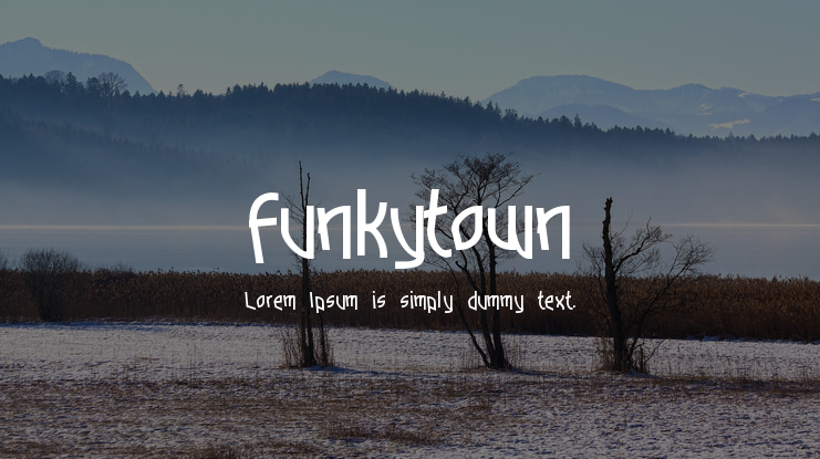 Funkytown Font