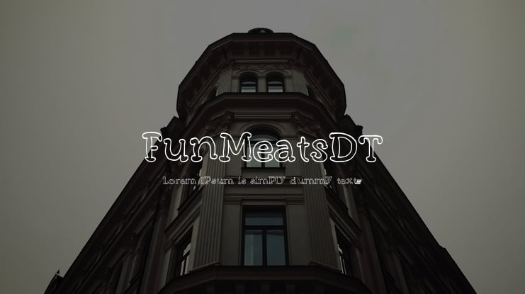 FunMeatsDT Font