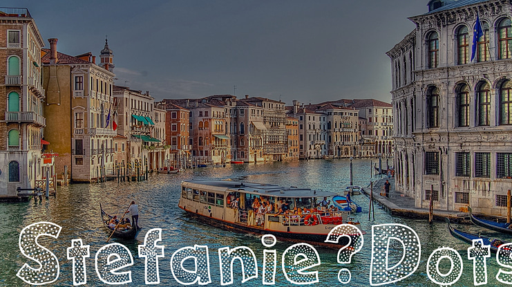 Stefanie Dots Font
