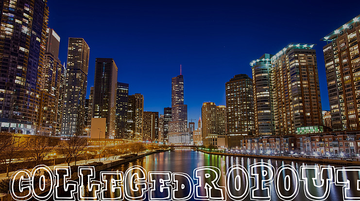 CollegeDropout Font