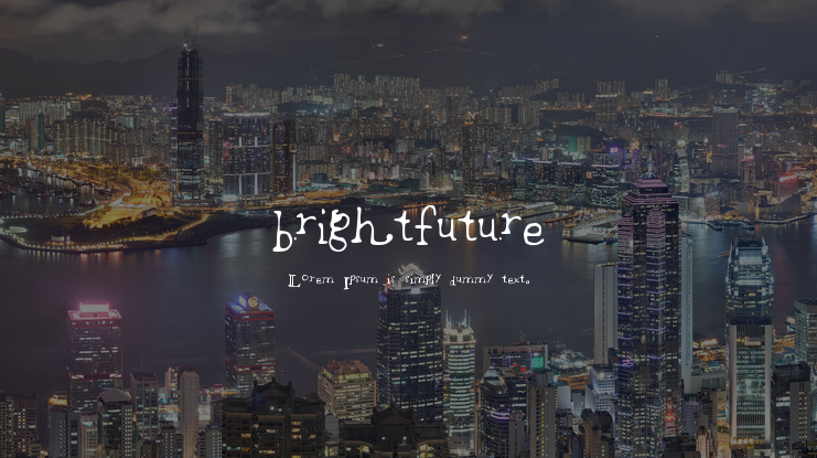brightfuture Font