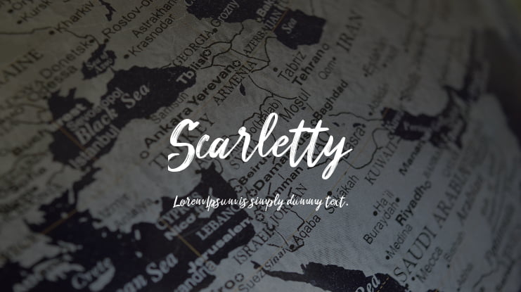 Scarletty Font