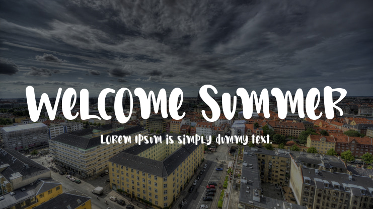 Welcome Summer Font