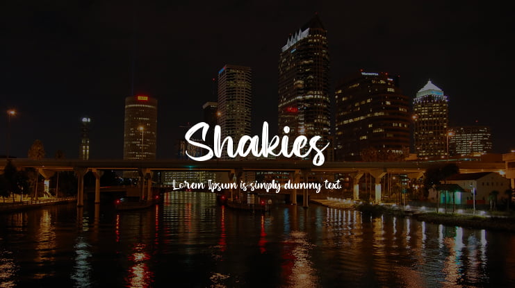 Shakies Font