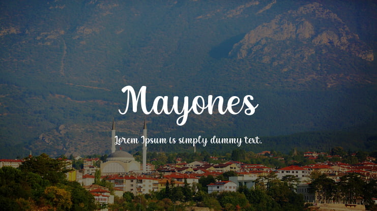 Mayones Font