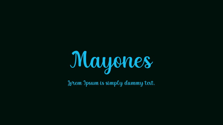 Mayones Font