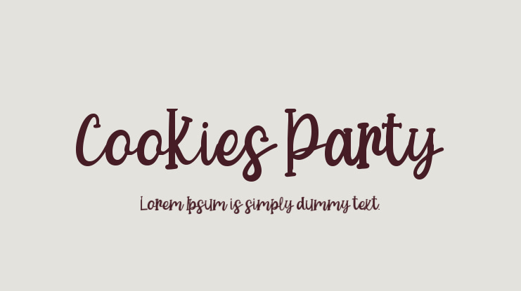 Cookies Party Font