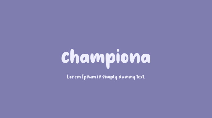 championa Font