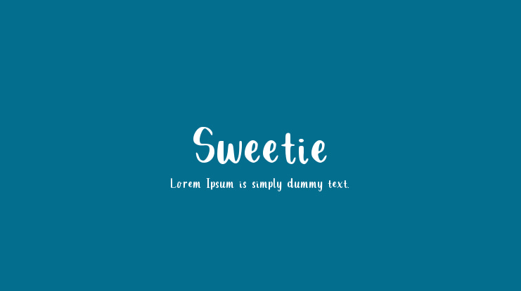 Sweetie Font