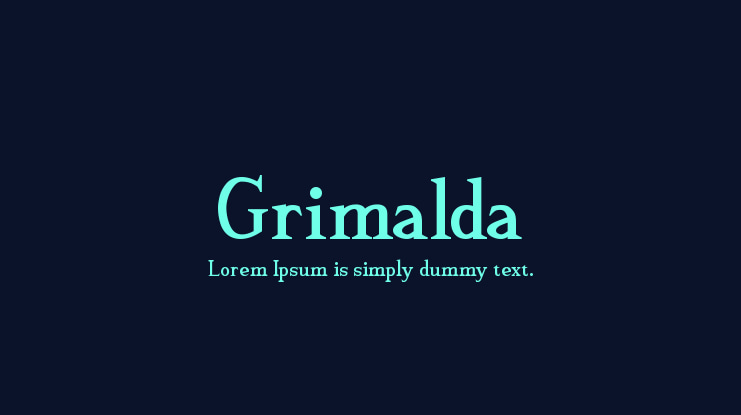 Grimalda Font