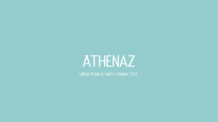 Athenaz Font