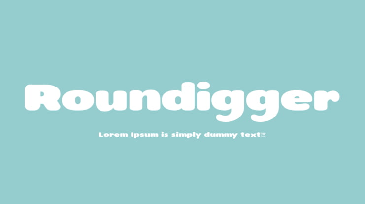 Roundigger Font