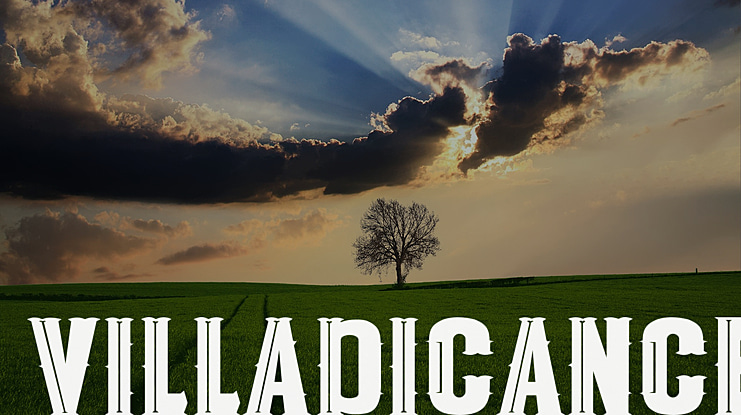 VILLADICANCE Font