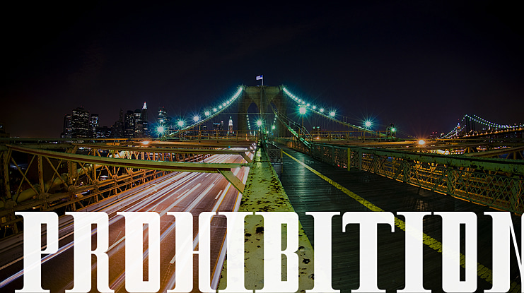 Prohibition Font
