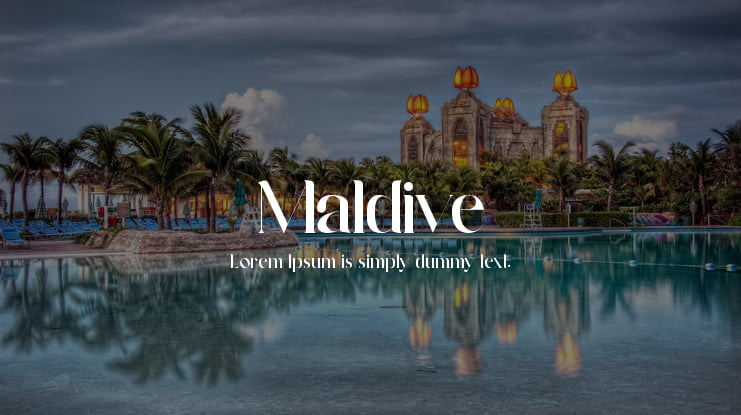 Maldive Font