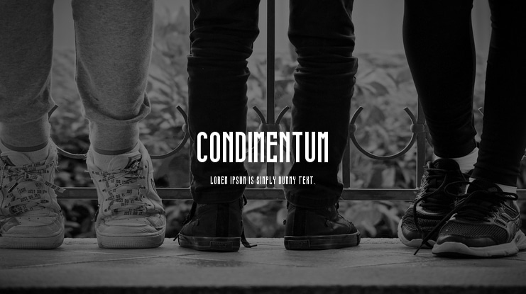 condimentum Font
