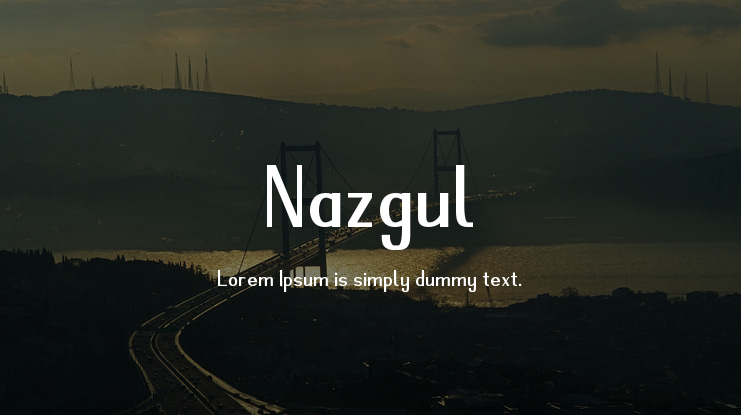 Nazgul Font