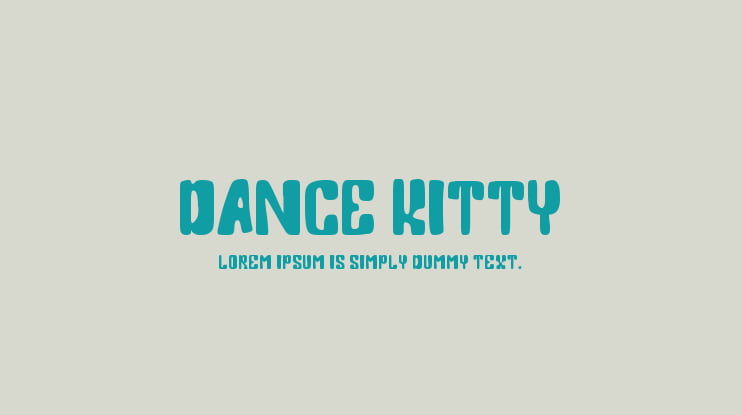 Dance Kitty Font