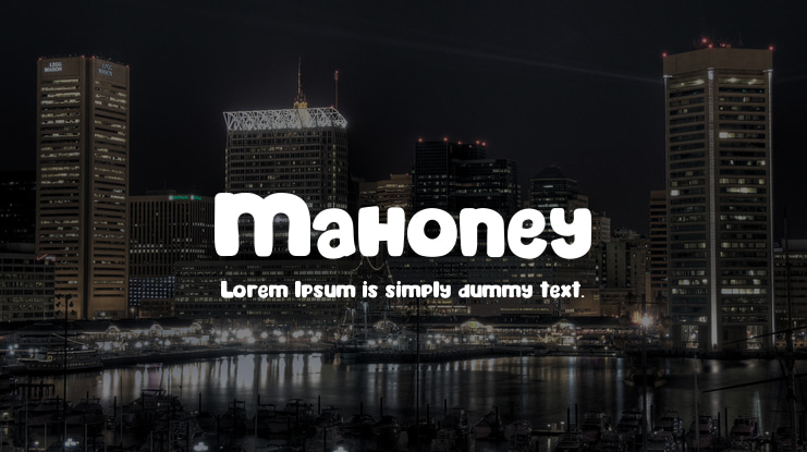 Mahoney Font Family