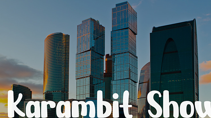 Karambit Show Font