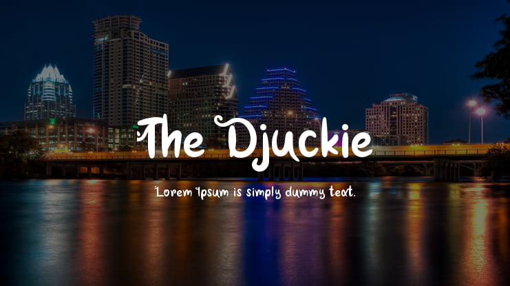 The Djuckie Font