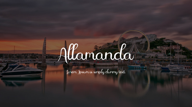 Allamanda Font