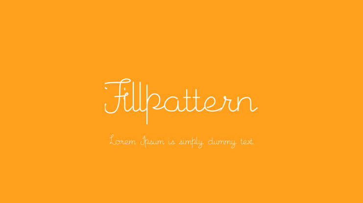 Fillpattern Font Family