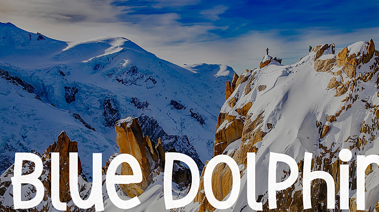 Blue Dolphin Font
