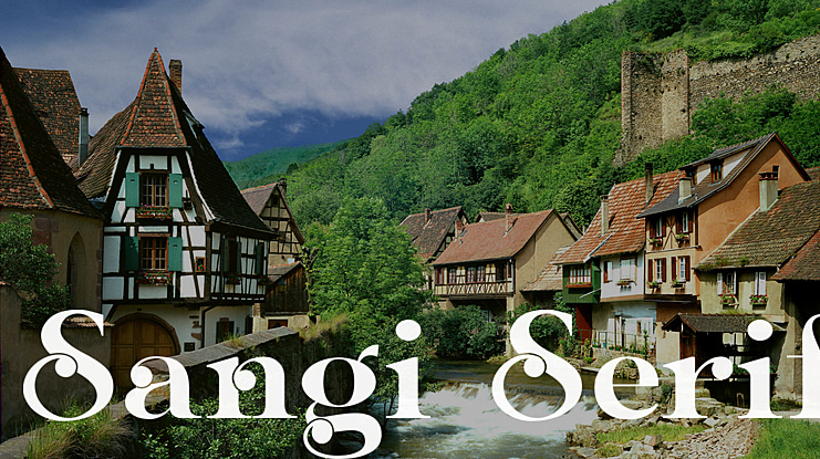 Sangi Serif Font