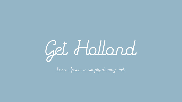 Get Holland Font