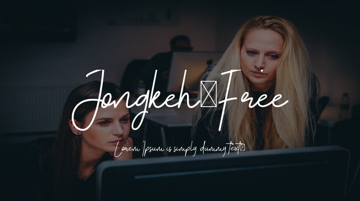 Jongkeh-Free Font