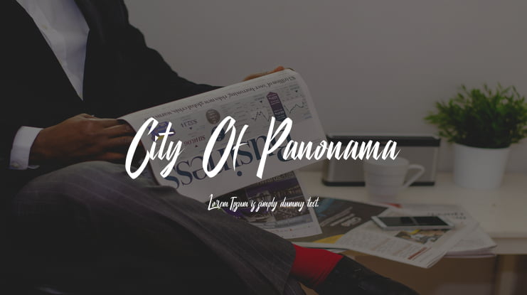 City Of Panonama Font Family