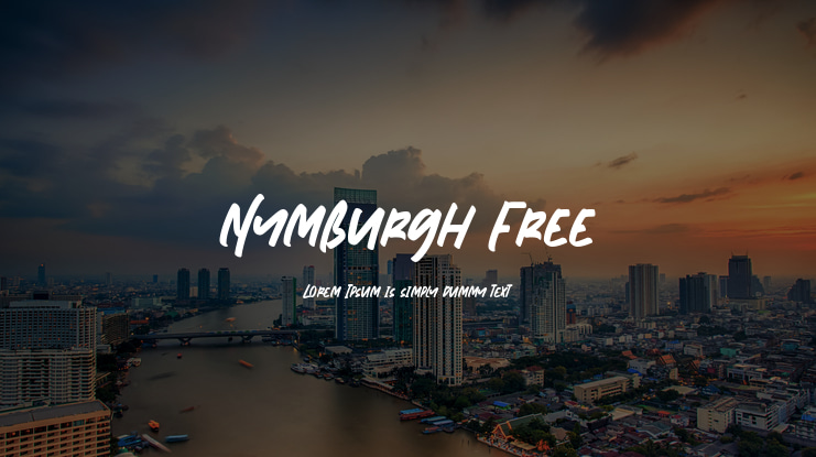 Nymburgh Free Font