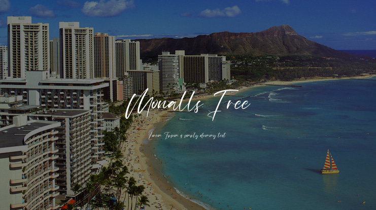 Monalls Free Font