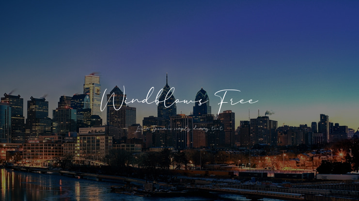 Windblows Free Font