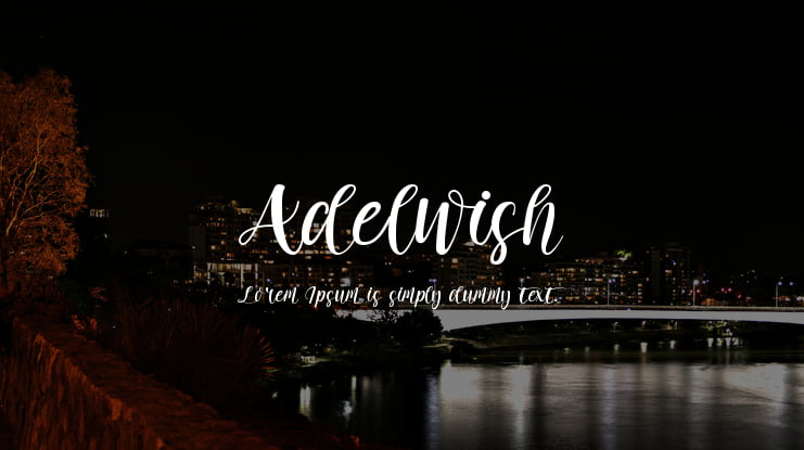 Adelwish Font