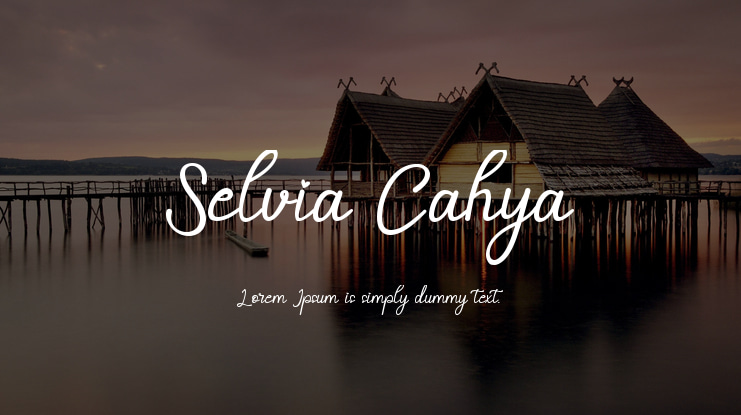 Selvia Cahya Font