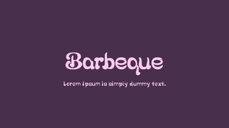 Barbeque Font